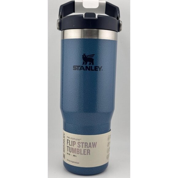 Stanley Ice Flow Flip Straw Tumbler 30oz, HAMMERTONE LAKE (ONLY 1 AVAIL) - Picture 1 of 4